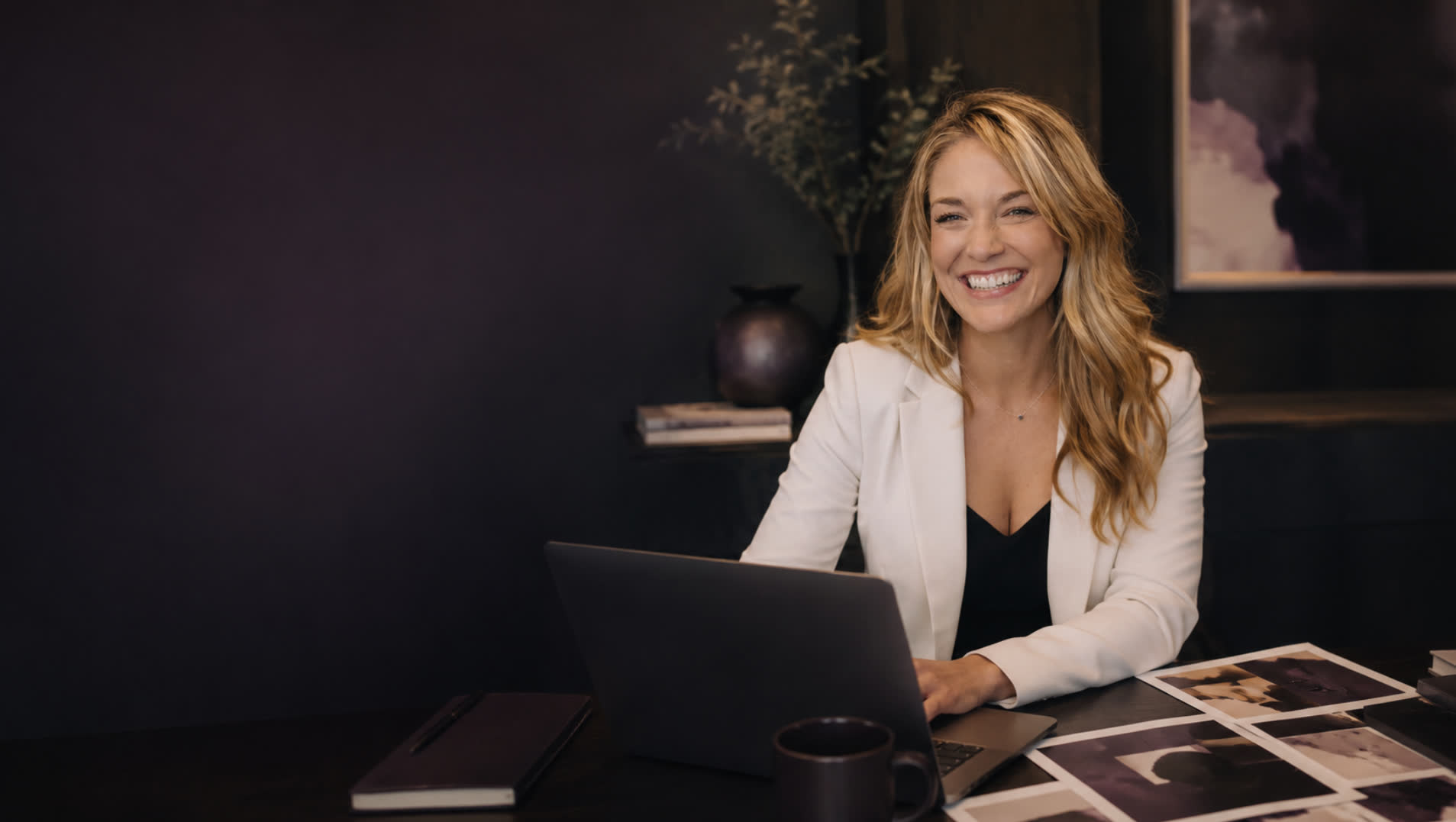 Michelle Fitzgerald in the Modern Client studio